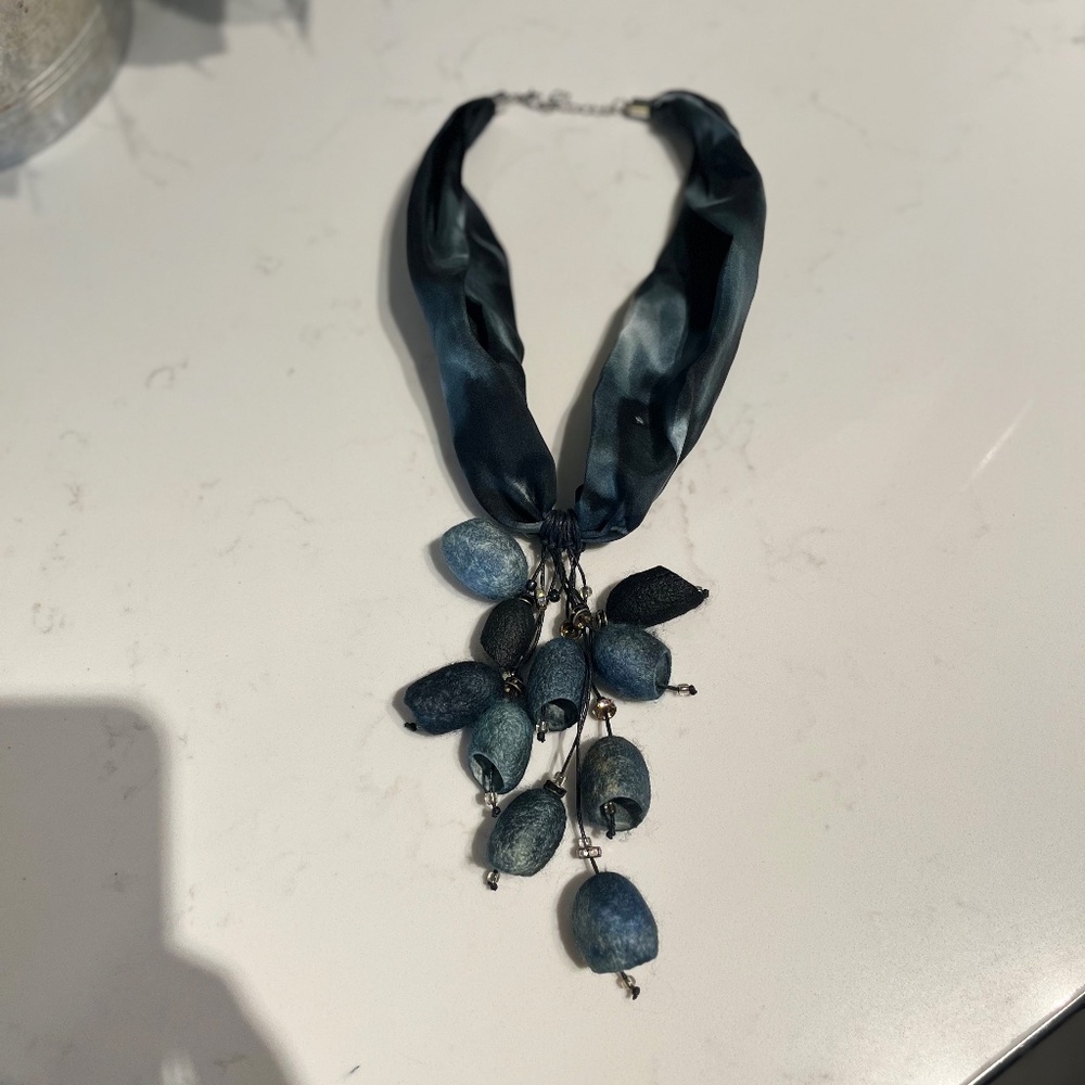 Modern, artistic necklace from LA boutique